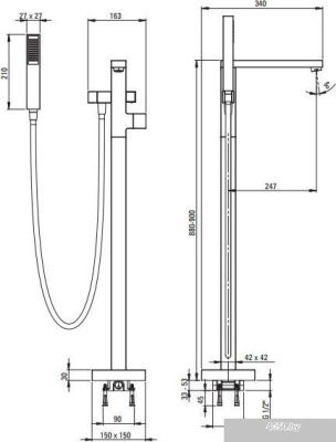 Deante Hiacynt BQH 017M