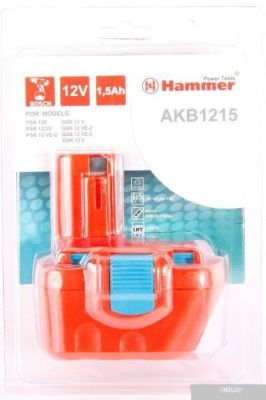 Hammer AKB1215 (12В/1.5 Ah)