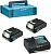 Makita BL1016 + DC10SB (12В/1.5 Ah + 10.8-12В)
