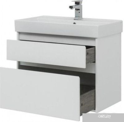 Aquanet Тумба Nova Lite 75 00245244 c умывальником Латина 75 (белый)