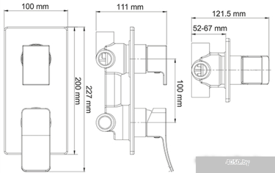 Смеситель Wasserkraft Aller 10671