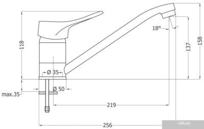Deante Vero BOW 060M