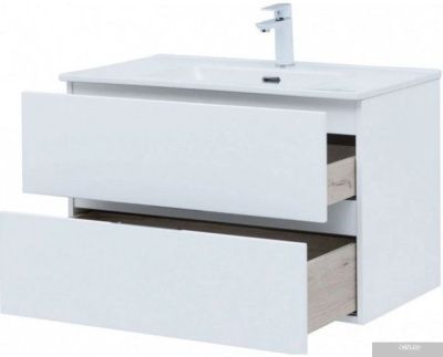 Aquanet Тумба под умывальник Алвита 80 277514 (белый матовый)