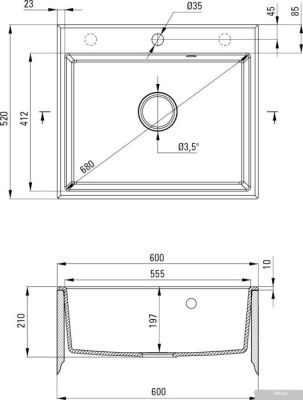 Deante Andante ZQN N103 (nero)