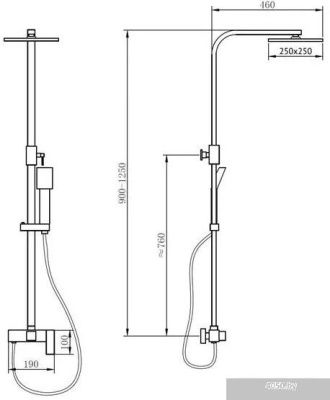 Abber Daheim AF8220B (черный матовый)