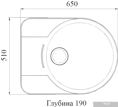 Кухонная мойка FostoGran FG Паллада (435-латте)