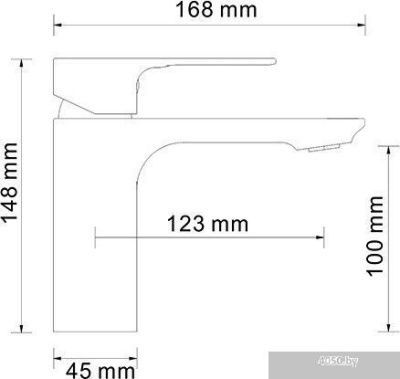 Смеситель Wasserkraft Dinkel 5803