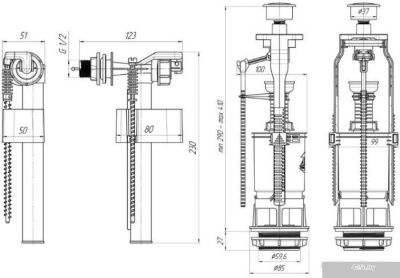 Ани Пласт WC6050M