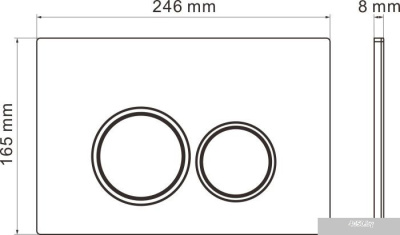 Roxen Antares One Rimless 6 в 1 StounFix Slim 512989 (кнопка: хром)