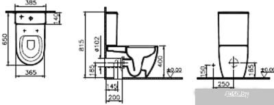 Унитаз Vitra Sento 9830B003-7203