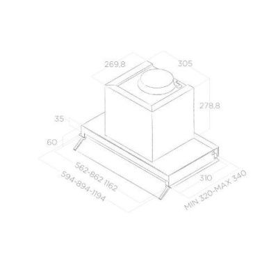 Кухонная вытяжка Elica Box In IX/A/90