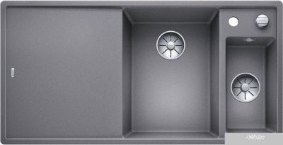 Кухонная мойка Blanco Axia III 6 S-F (разделочная доска из ясеня, алюметаллик)