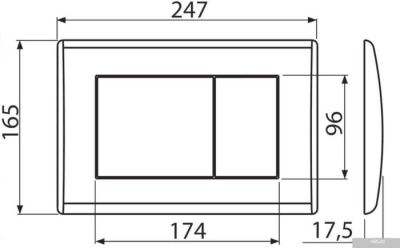Alcaplast M278 (черный матовый)