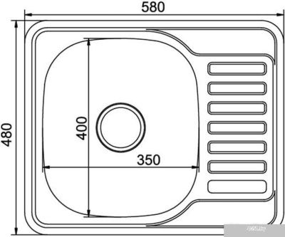 Mixline 535617 (левая, полированная, 0.8 мм)
