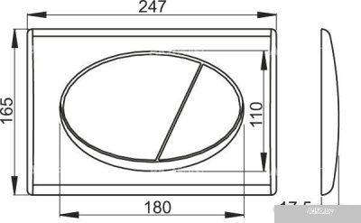 Панель смыва Alcaplast M73