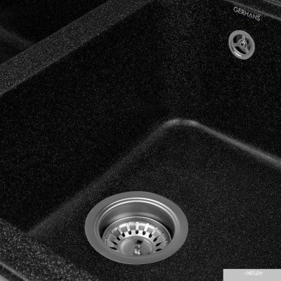 Кухонная мойка Gerhans C02 (черный)