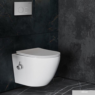 Roxen Antares Bidet в комплекте с инсталляцией StounFix Slim 6 в 1 932494 (кнопка: хром матовый)