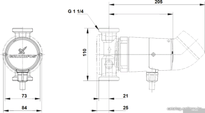 Насос Grundfos UP 20-14 BXUT