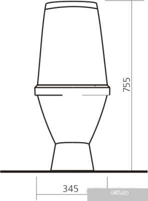 Унитаз Sanita Виктория эконом