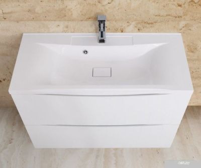 BelBagno Тумба под умывальник Marino-1000-2C-PIA-BL-P (bianco lucido)