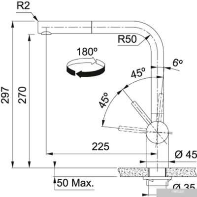 Franke Atlas Neo Pull Out (черный)