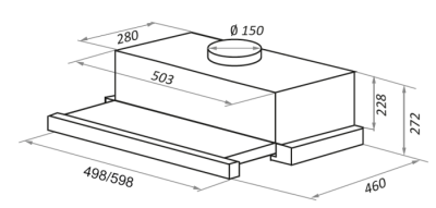 Кухонная вытяжка MAUNFELD TS Touch 50 (белый)