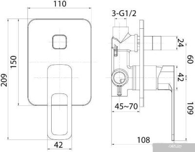 IDDIS Slide SLISB00i67 (хром)
