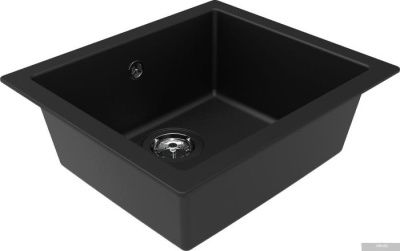 Кухонная мойка Aquasanita Ecotek 100 (черный матовый 611M)