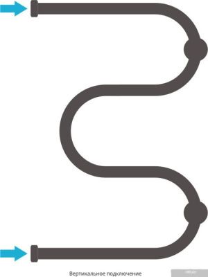 Полотенцесушитель Сунержа М-образный 600x400 +2 полки 00-0008-6040