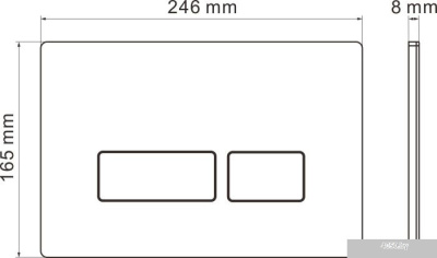 Roxen Antares One Rimless 6 в 1 StounFix Slim 585987 (кнопка: хром)