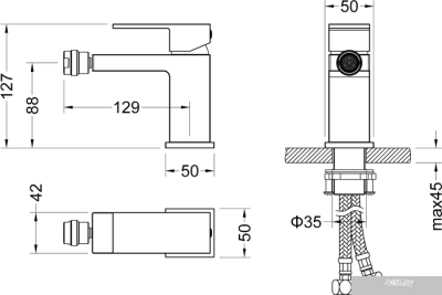Timo Selene 2062/17F (золото матовое)