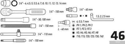 TOPEX 38D640 (46 предметов)