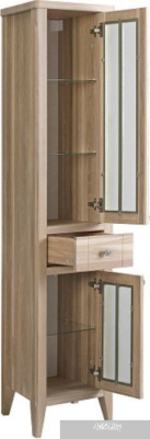 Belux Шкаф для ванной Дуглас П30-01 (176, дуб молочный/массив)