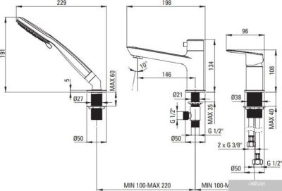 Deante Arnika Titanium BQA D13M