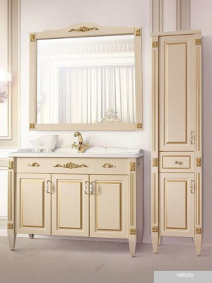 Belux Зеркало Империя В 105 (слоновая кость)