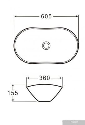 Умывальник BelBagno BB1404-H311