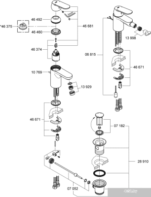 Смеситель Grohe Eurosmart Cosmopolitan 32825000