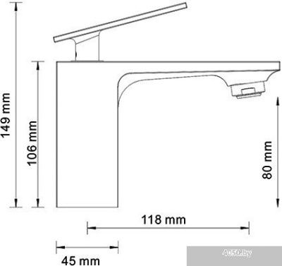 Смеситель Wasserkraft Alme 1503