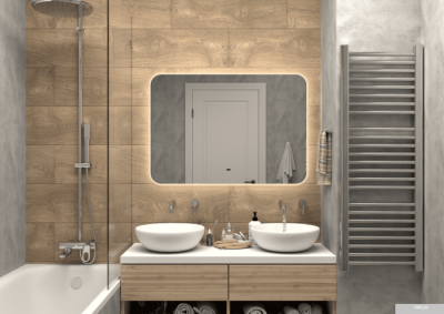 Континент Зеркало Burzhe LED 50x70