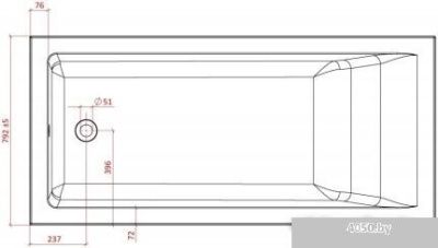 Ванна Astra-Form Нейт 170x80