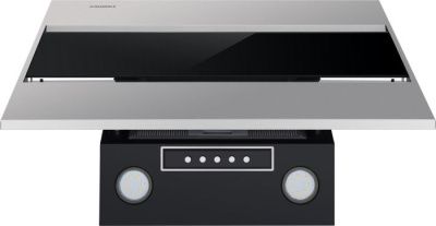 Кухонная вытяжка MAUNFELD Bridge 60 (нержавеющая сталь/черное стекло)