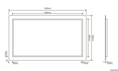 Roxen Зеркало Irida Long 510185-120 120х70