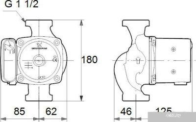 Насос Grundfos UPS 25-25 180