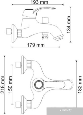 Смеситель Wasserkraft Isar 1301