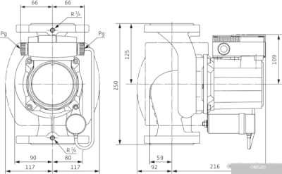 Насос Wilo TOP-S 40/10 (1~230 V, PN 6/10)