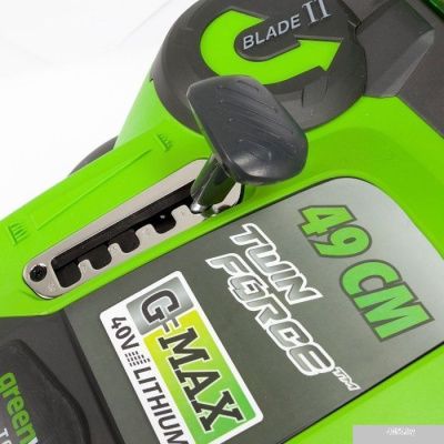 Колёсная газонокосилка Greenworks G40LM49DB (без АКБ)