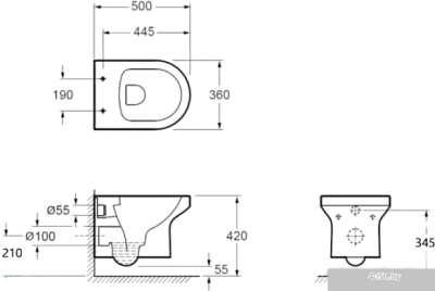 Унитаз Jacob Delafon Elite EDX114RU-00