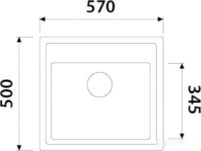 Кухонная мойка Kaiser KGM-5750 (песочный мрамор)
