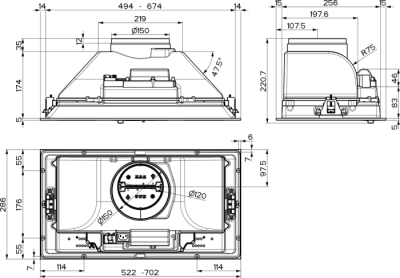Кухонная вытяжка Faber Inka ICH SS A52 I.Smart HCS 305.0599.323