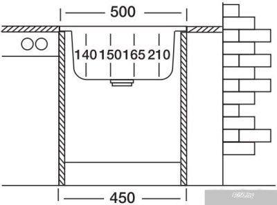 Кухонная мойка Kromevye ЕС 108 D